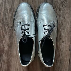 Dr. Martens Silver Women's Shoes